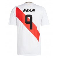 Pánský Fotbalový dres Peru Paolo Guerrero #9 Copa America 2024 Domácí Krátký Rukáv